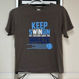 Gray Pitcher’s custom t-shirt - youth M